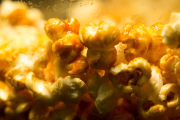 Popcorn tevstura closeup