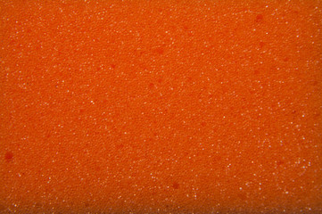 texture of orange sponge
