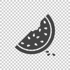 Watermelon icon. Juicy ripe fruit on isolated background