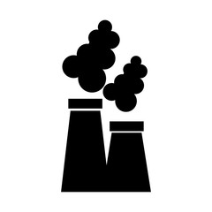 factory plant isolated icon vector illustration design