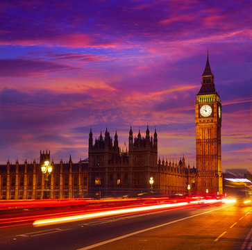 Fototapeta Big Ben Clock Tower in London England