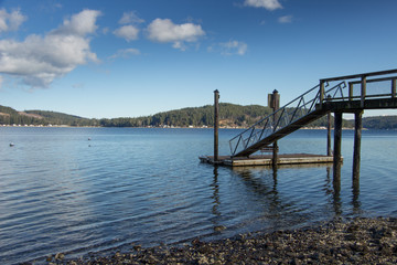 Fototapeta premium Fishing Pier on the Bay