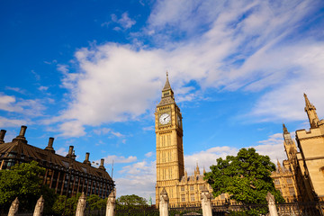 Fototapeta na wymiar Big Ben Clock Tower in London England