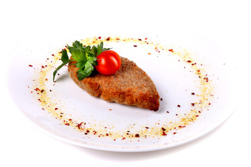 Cutlet with parsley