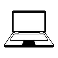 laptop computer isolated icon vector illustration design