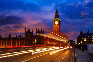 Fototapeten Big Ben Clock Tower in London England © lunamarina