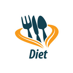 vector logo for diet