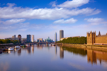 Naklejka premium Big Ben Clock Tower in London England