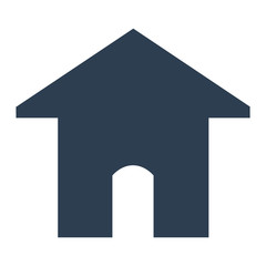 home icon on white background. Vector illustration