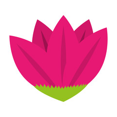 Obraz premium cute flower decorative icon vector illustration design