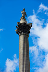Fototapeta premium London Trafalgar Square Nelson column