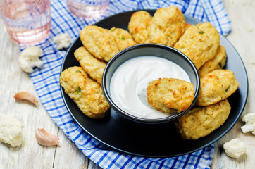 Baked cauliflower Tots
