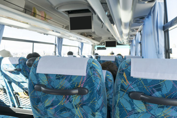 車両　バス　車内イメージ　観光バス　大型　長距離　夜行バス　座席