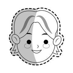 boy cartoon icon over white background. vector illustration