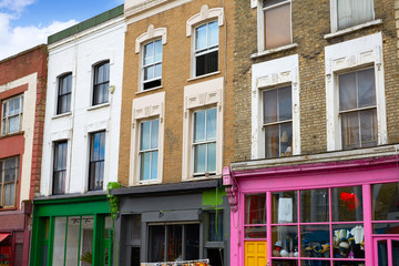 Obraz premium London Portobello road Market vintage magnifying in UK