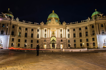 Fototapeta premium Architecture, Wien, Austria, Man,