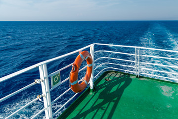 Rescue equipment on the ship