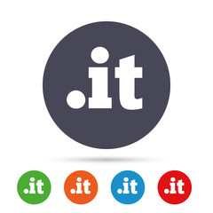 Domain IT sign icon. Top-level internet domain.