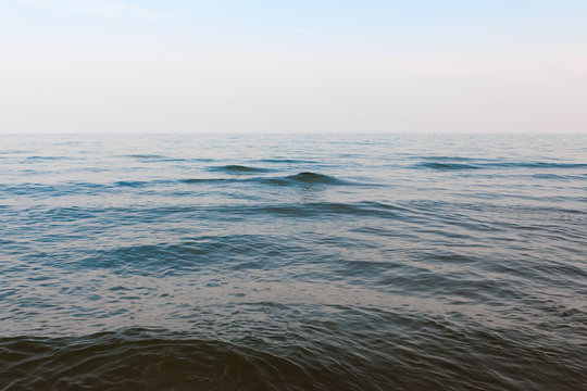 Fototapeta Blue waves, black sea