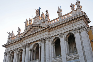 Fototapeta na wymiar Roma, la basilica di San Giovanni in Laterano