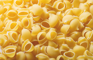 Italian pasta background. Horizontal shoot.