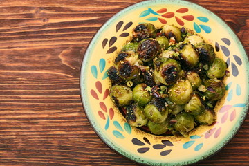 Homemade Roasted Brussel Sprouts