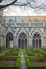 The Pandhof in Utrecht, Netherlands, is a medieval cloister with
