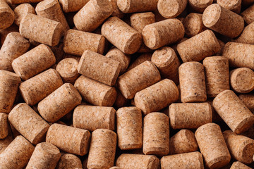 brown wine corks background