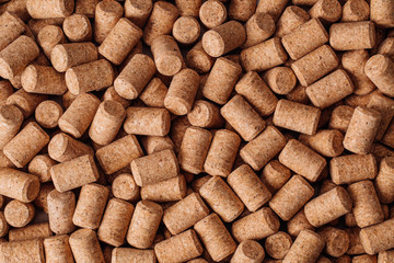 brown wine corks background