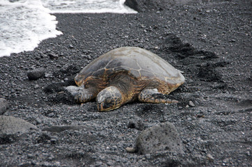 Strasse zum Mauna-Kea-Observatorium, Hawaii, USA