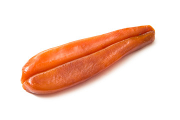 Bottarga, dried roe of the mullet, traditional food of Sardinia 