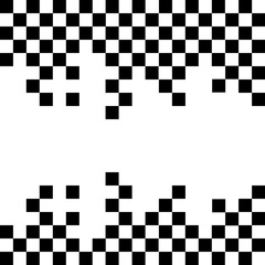 Squares on white background. Abstract background.