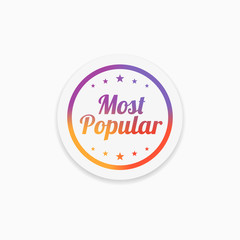 Most Popular Label