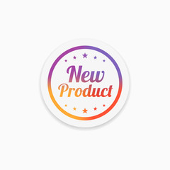 New Product Label