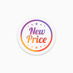 New Price Label