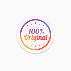 100% Original Label
