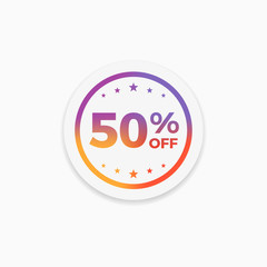 50% Off Label