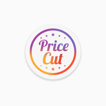 Price Cut Label