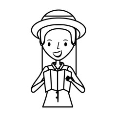 ribbon frame isolated icon vector illustration design