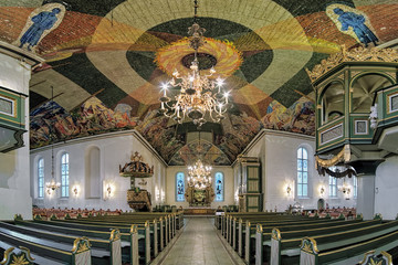 Obraz premium Interior of Oslo Cathedral, Norway