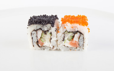 sushi with caviar