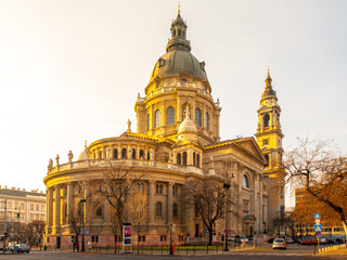 Fototapeta na wymiar St. Stephen's Basilica in Budapest, capital city of Hungary, Europe.