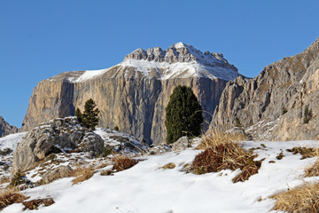 il Piz Ciavaces; gruppo del Sella, Dolomiti di Fassa