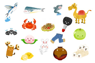 中国地方の名産品