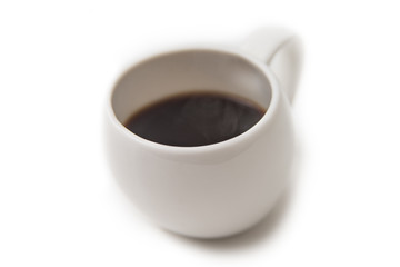 Black coffee cup