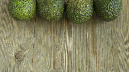 Avocados on top half