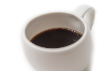 Black coffee cup