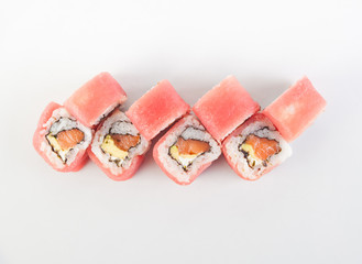 sushi with salmon