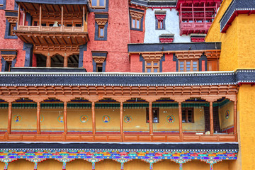 Fototapeta na wymiar Buddhist monastery building