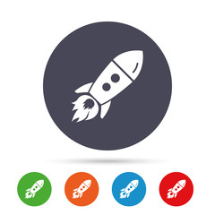 Start up icon. Startup business rocket sign.